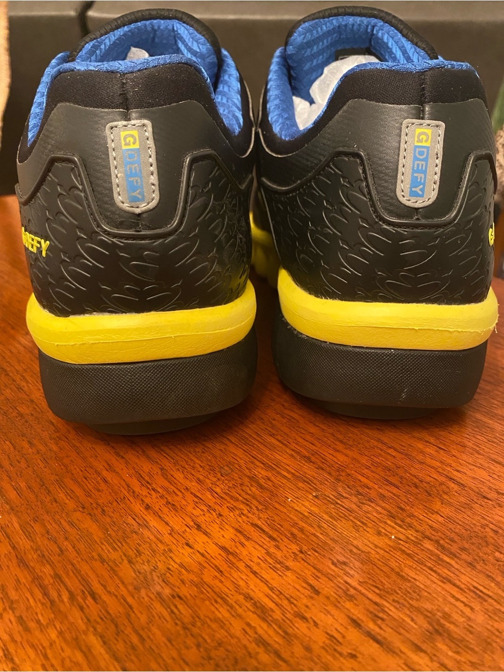 GDefy Black & Yellow Athletic Sneakers - Picture 6 of 10